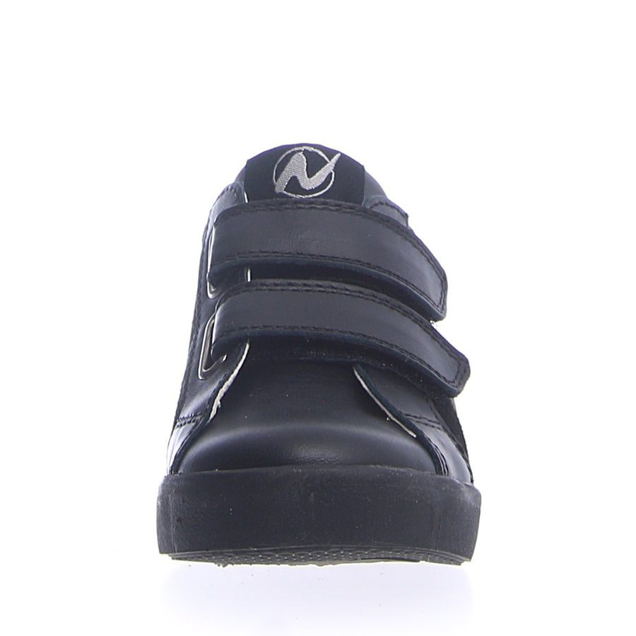 Naturino Boy's & Girl's Karrie Vl Vitello/Velour Sneaker Shoes - Nero/Azzurro