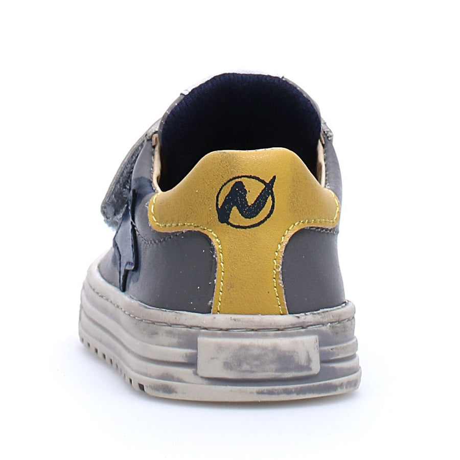 Naturino Boy's & Girl's Kokie Vl Calf Sneakers - Grey/Navy
