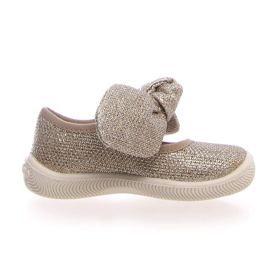 Naturino Girl's Alagna Glitter Zip Shoes - Platinum