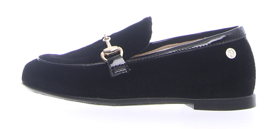Naturino Boy's & Girl's Sirinos Velvet Lacca Slip On Shoes - Nero