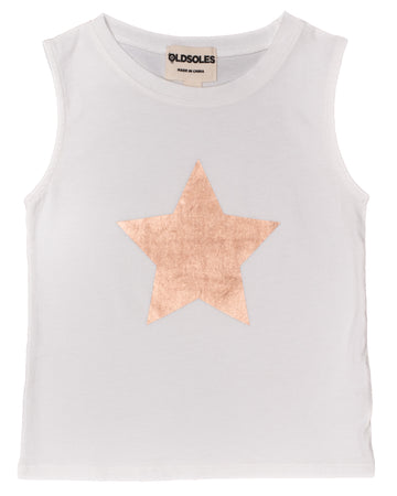 Old Soles Star Performer Tank White