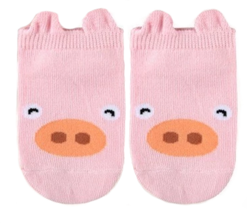 Eva & Elvin Pink Pig Socks