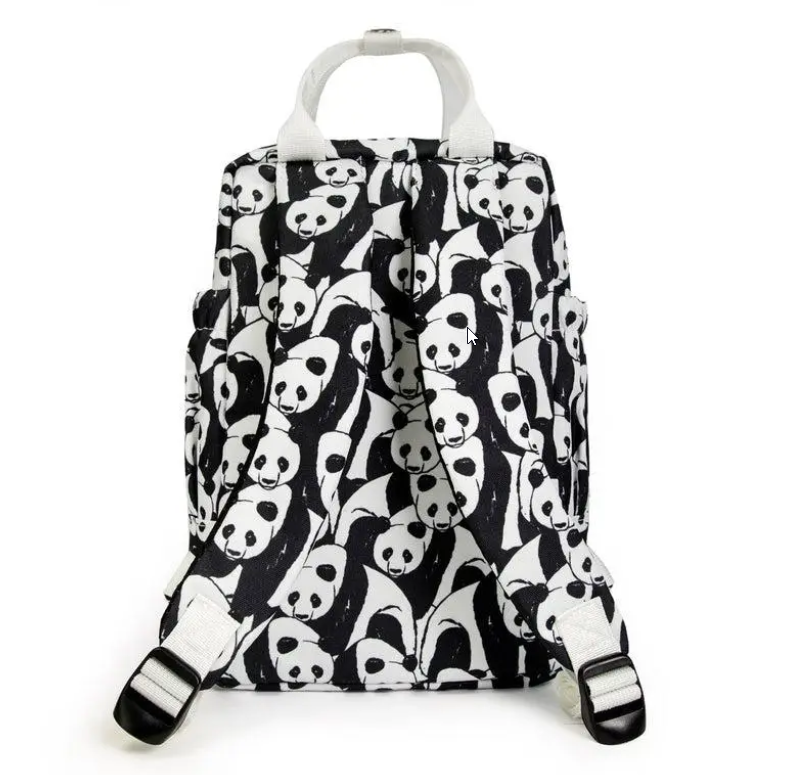 Sleep No More Preschool Backpack, Panda Print