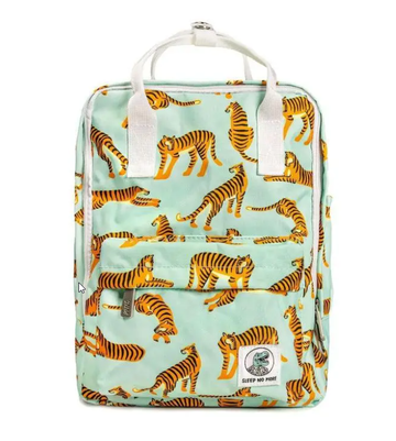 Sleep No More Preschool Backpack, Tiger Print