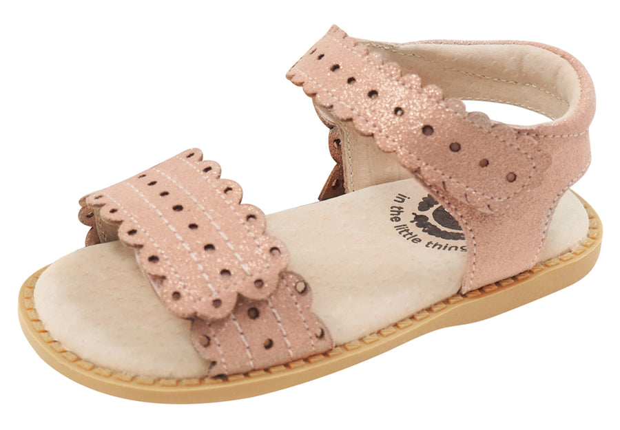 Livie & Luca Girl's Posey Sandals, Desert Rose Shimmer
