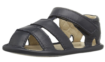 Old Soles Navy Blue Leather Sandy Sandals