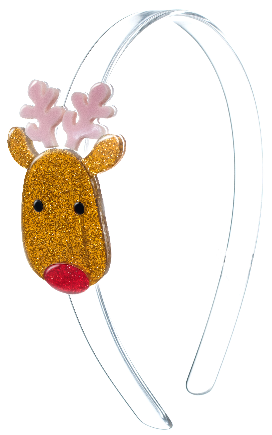 Lilies & Roses NY Reindeer Copper Headband