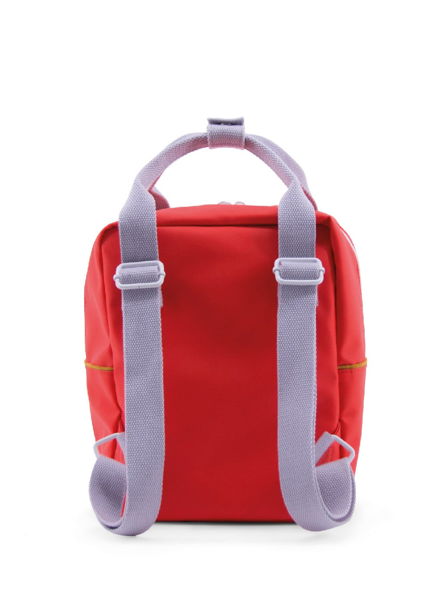 Sticky Lemon Corduroy Collection Small Backpack, Sporty Red