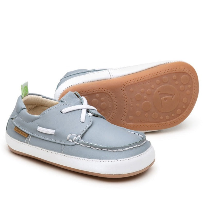 Tip Toey Joey Boy's and Girl's  Boaty Shoes, Tide Blue/White