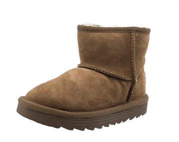 Old Soles Girl's Shearling Boots, Tan