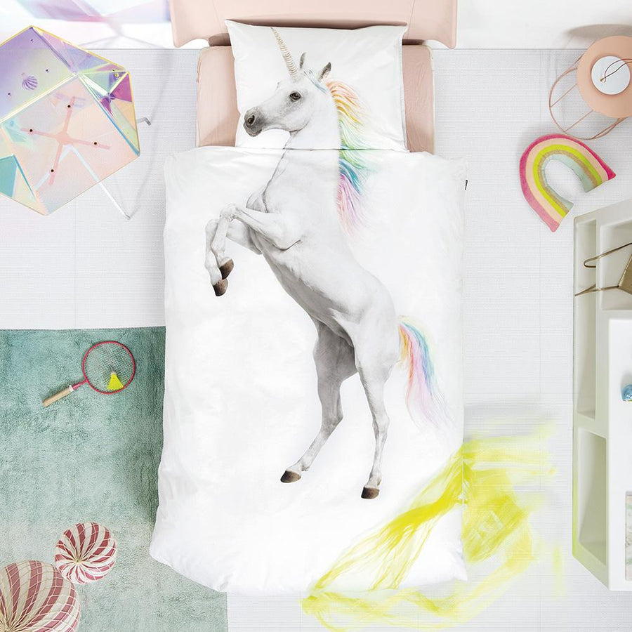 SNURK Living Unicorn Duvet Cover Set- Twin