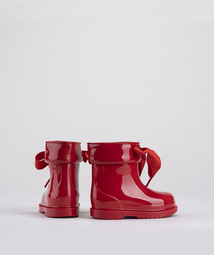 Igor Girl's Bimbi Lazo Rain Boots, Rojo Red
