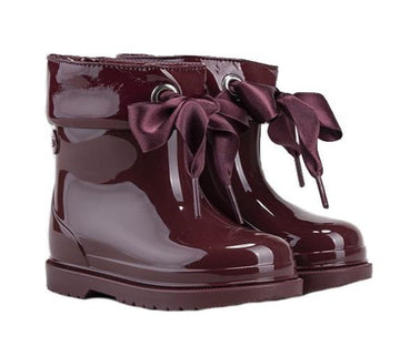 Igor Girl's Bimbi Lazo Rain Boots, Burdeos