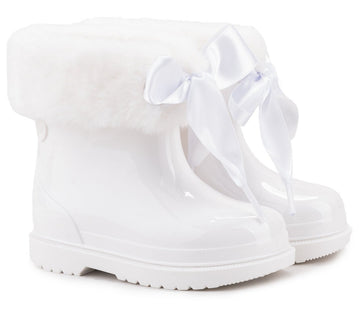Igor Girl's Bimbi Soft Rain Boots, Blanco
