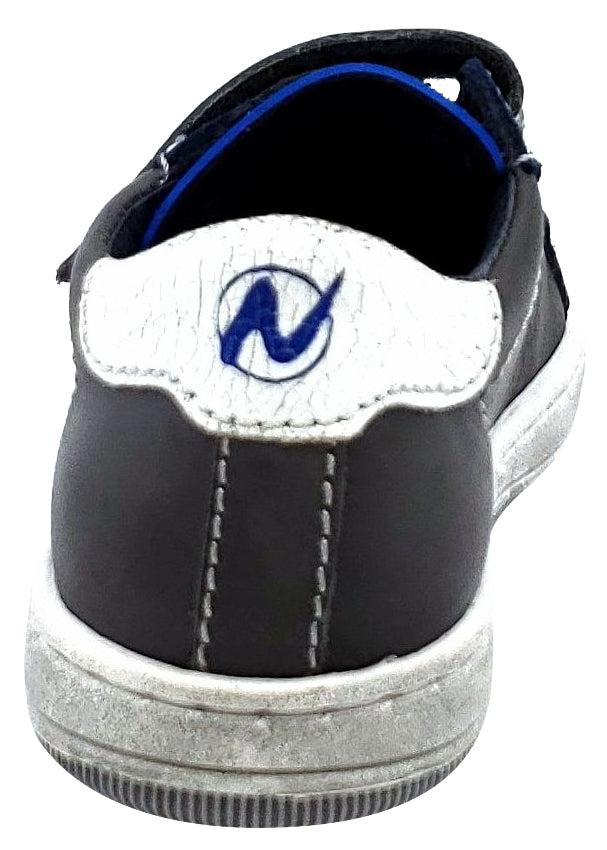 Naturino Boy's Isaac Shoes, Antracite-Navy-Bianco-Azzurro