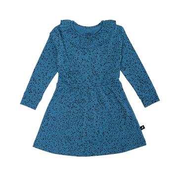 Moi Organic  Dress - Blue Dots