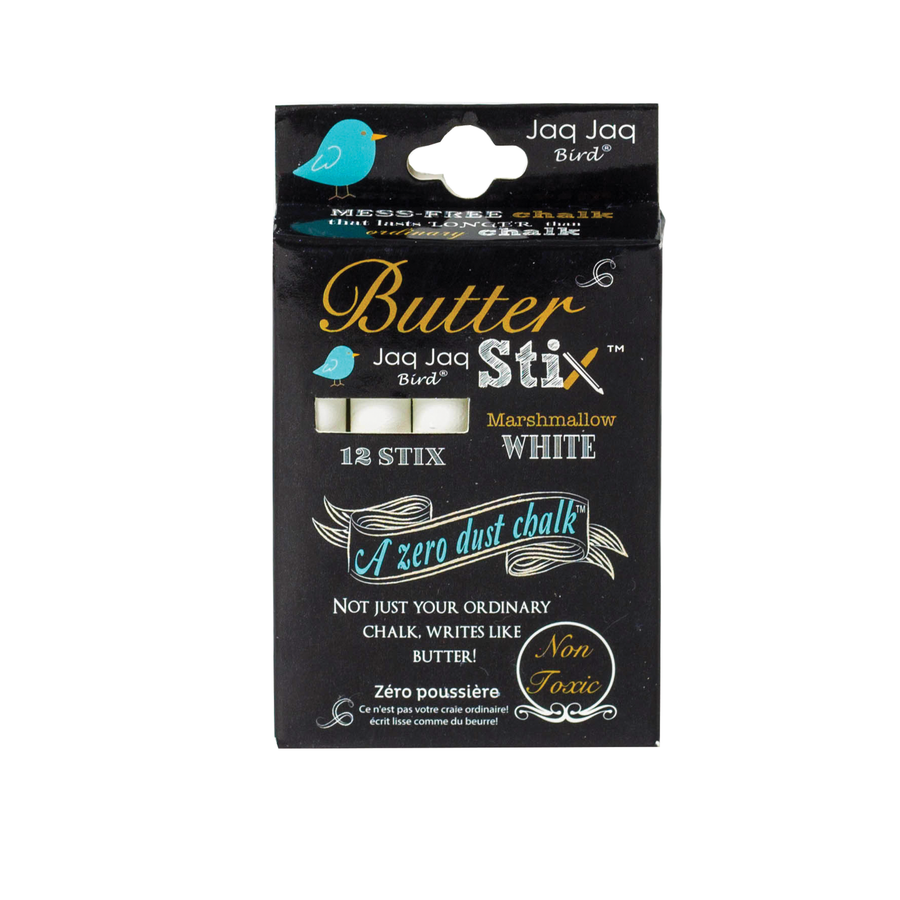 Jaq Jaq Bird ButterStix® - 12 Pack of White