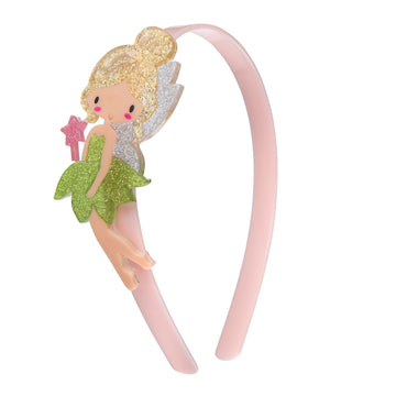 Lilies & Roses NY Girl's Fairy Pink Glitter Headband