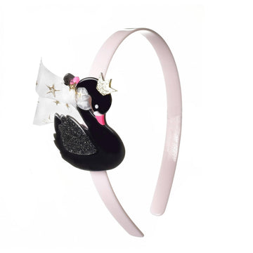 Lilies & Roses NY Black Swan Headband