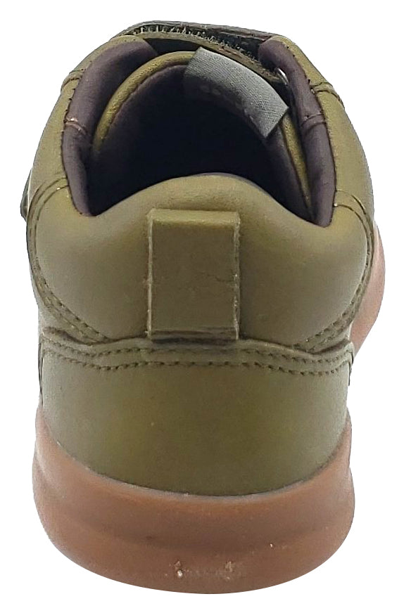 Camper Pursuit Sneaker Green Leather Hook and Loop for Boy's