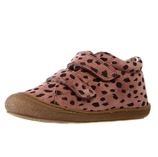 Naturino Girl s Dalmata Cocoon Shoes Rosa Antico Nero