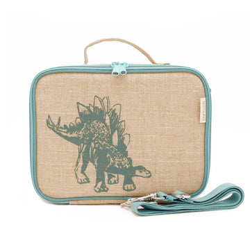 SoYoung Green Stegosaurus Lunchbox for Kids