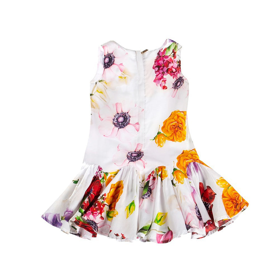 FUN & FUN Girl's BDR3386 Floral Dress - Multi