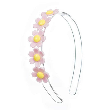 Lilies & Roses NY Daisy Centipede Headband, Pink