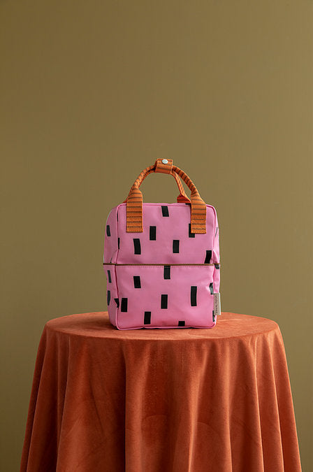 Sticky Lemon Sprinkles Special Edition Collection Small Backpack, Bubbly Pink/Carrot Orange/Syrup Brown