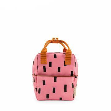 Sticky Lemon Sprinkles Special Edition Collection Small Backpack, Bubbly Pink/Carrot Orange/Syrup Brown