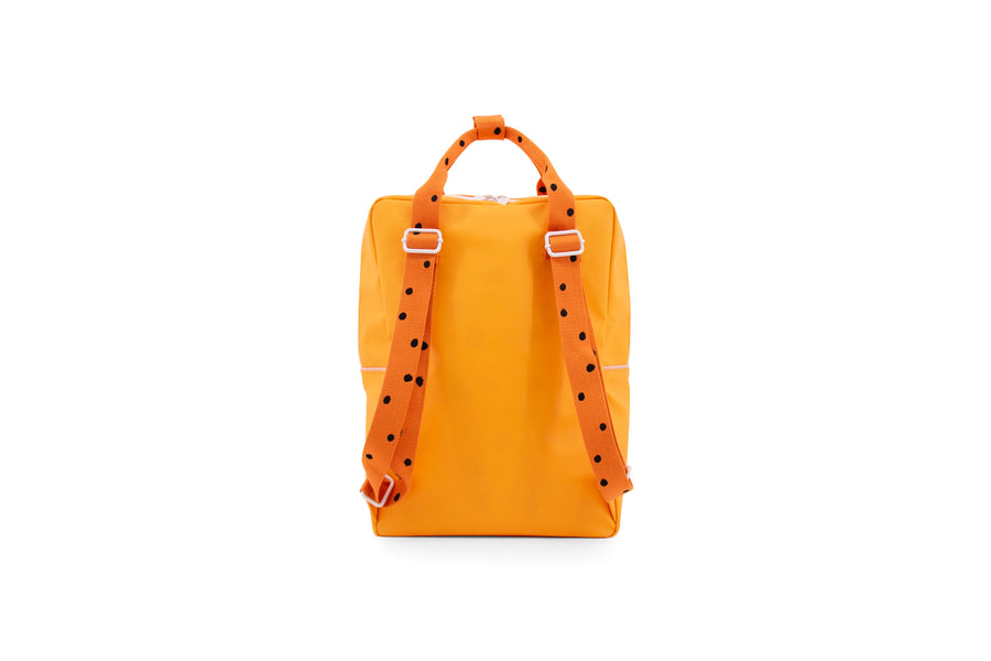 Sticky Lemon Freckles Collection Large Backpack, Sunny Yellow/Carrot Orange/Candy Pink