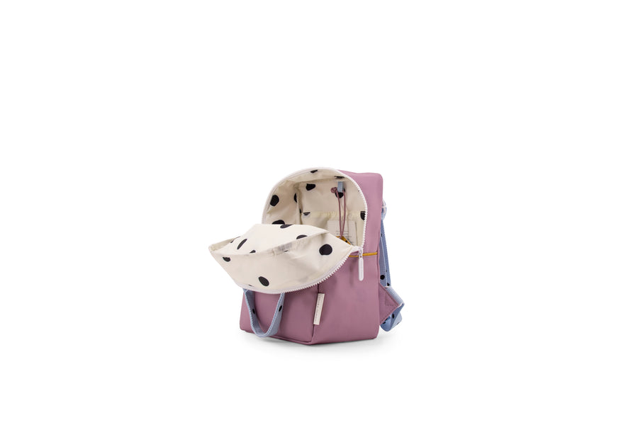 Sticky Lemon Freckles Small Backpack, Pirate Purple/Sky Blue/Caramel Fudge