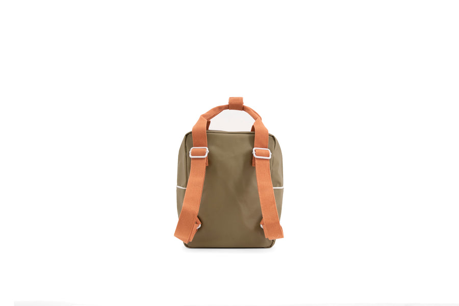 Sticky Lemon Wanderer Envelope Small Backpack, Seventies Green/Faded Orange/Retro Yellow