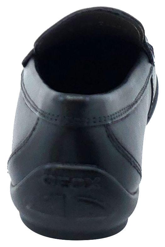 NEW GEOX men\'s fast plain loafer slip ons in black GEOX NEW FAST Boy main image 2