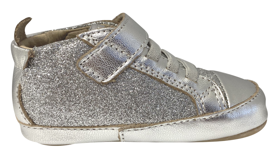 Old Soles Girl's & Boy's Glam Gal Sneakers - Glam Argent/Silver