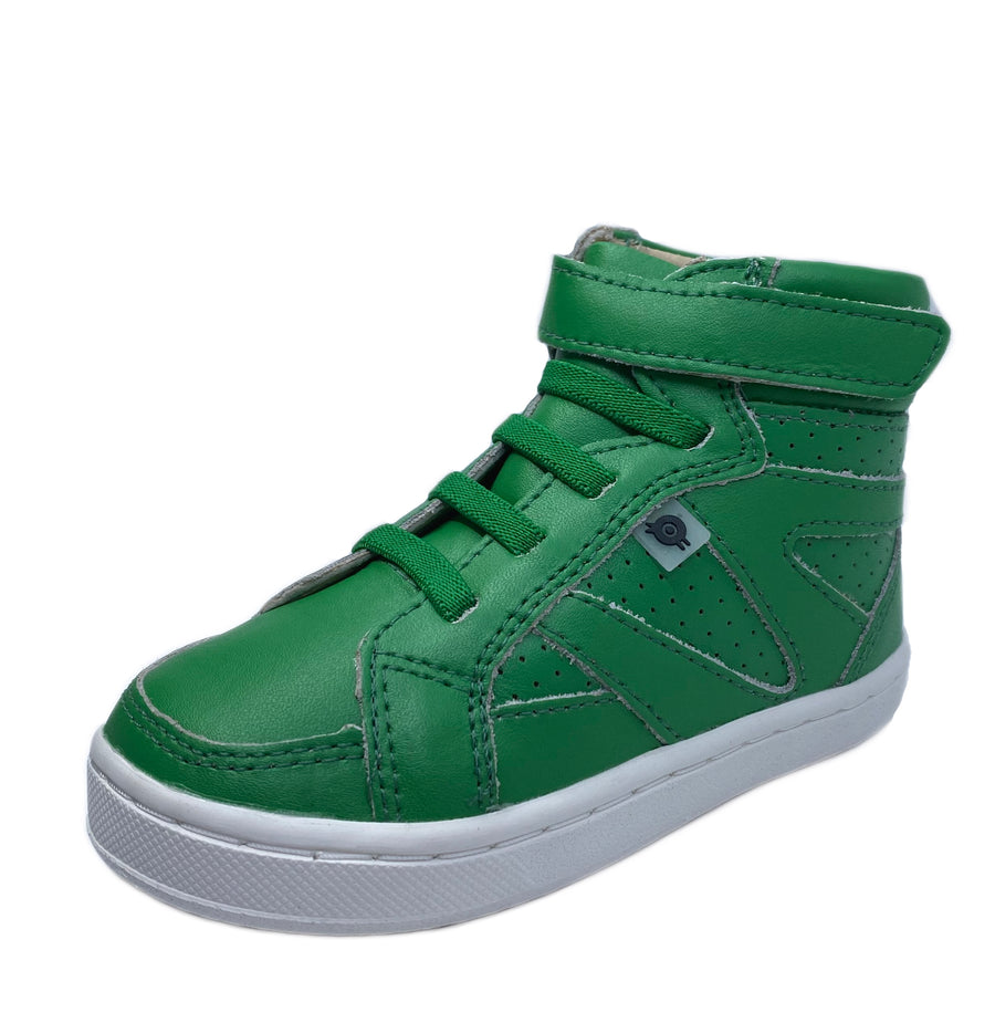 Old Soles Girl's & Boy's Starter Sneakers, Neon Green