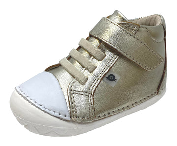 Old Soles Boy's and Girl's 4064 High Pop Shoes - Gold/Snow