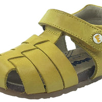 Falcotto Boy's & Girl's Yellow Smooth Leather Fisherman Sandals with H –  Just Shoes for Kids