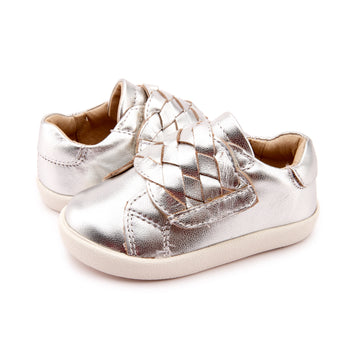 Old Soles Boy's & Girl's 5074 Sneaky Plat Sneaker Shoe - Silver