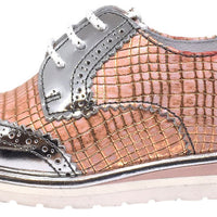 Rose gold best sale platform oxfords