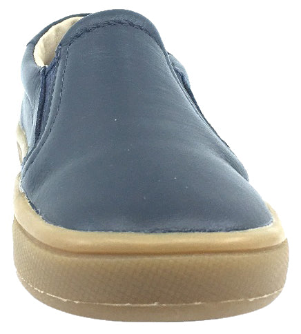 Old Soles Dress Hoff Navy Smooth Leather Slip On Loafer Sneaker