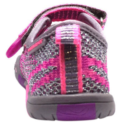 Jambu Girl's Sora Sparkle Knit Mesh Hook and Loop Water Ready Mary Jane Shoe inches - Just Shoes for Kids
 - 3