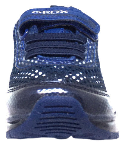 Geox Respira Boy's J Android Mesh Light Up Elastic Lace Hook and Loop Sneaker Shoe, Navy - Just Shoes for Kids
 - 5