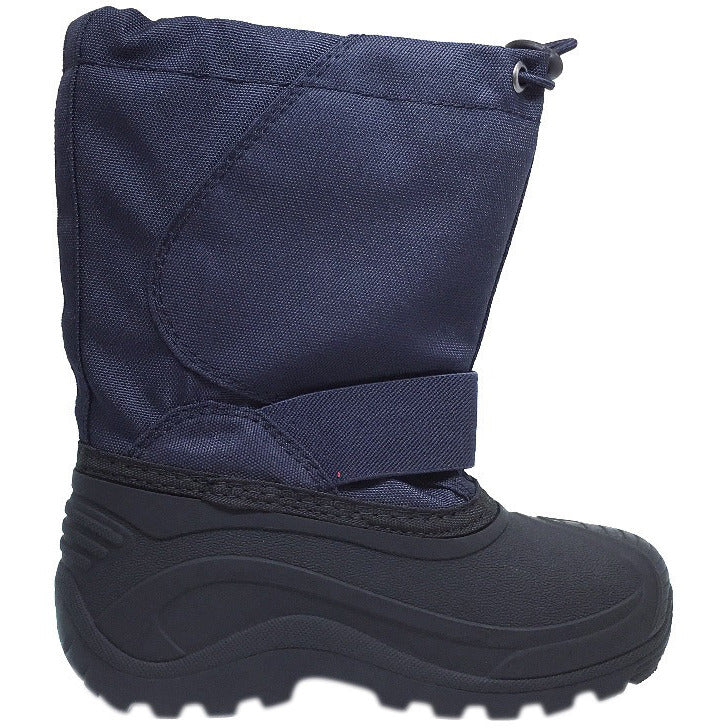 Kamik Boy's Snowbound Waterproof Snow Warm Lined Winter Boots, Navy