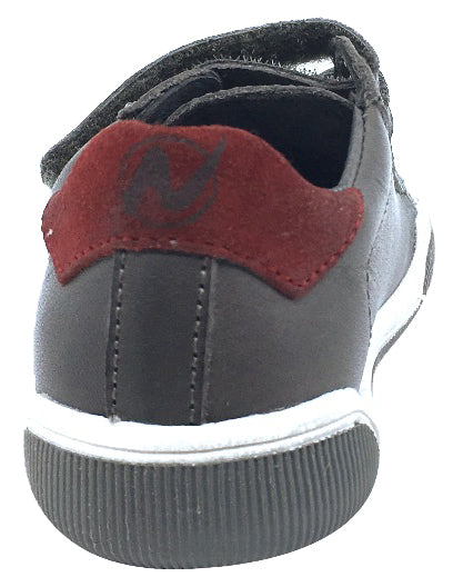 Naturino Boy's Willy Sneakers Tennis Shoes, Antracite-Granata