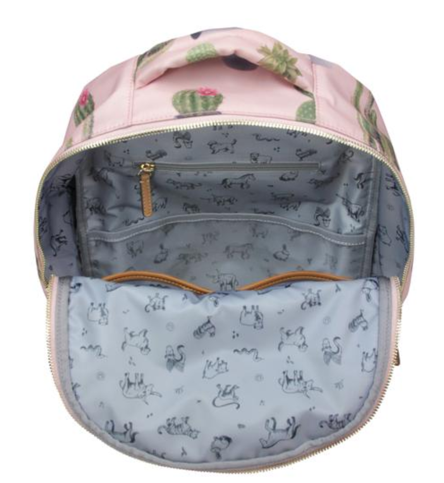 TWELVELittle Mini-Go Cactus Backpack, Pink