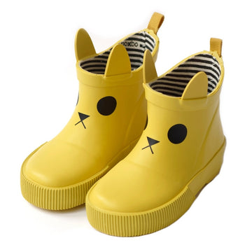 Boxbo Girl's and Boy's Kerran Rain Boot, Yellow