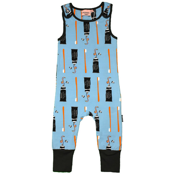 Moromini 976 Toothpaste Factory Playsuit, Blue