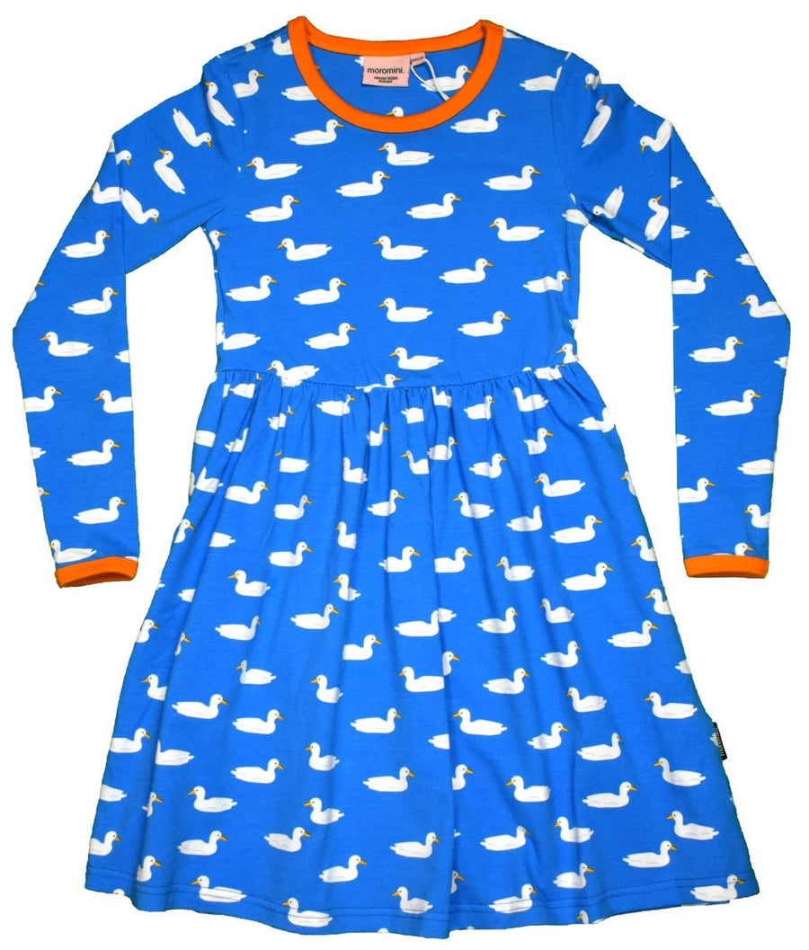 Moromini 946 Duck Pond Blue Long Sleeve Twirly Dress