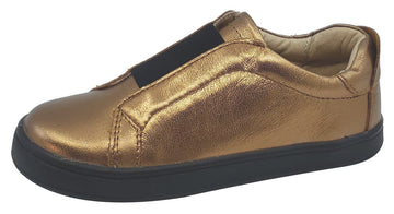 Old Soles Boy's and Girl's Peak Sneaker Shoe, Old Gold/Black